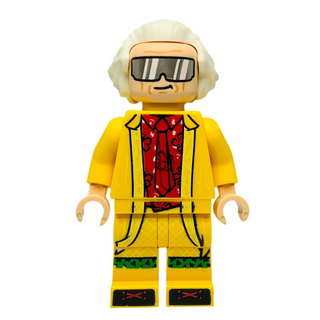 Doc Brown, btf002 Minifigure LEGO® Like New