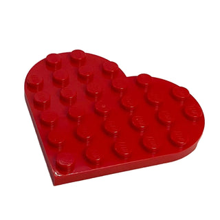 Plate, Round 6x6 Heart, Part# 46342