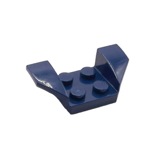 Vehicle, Mudguard 2 x 4 with Flared Wings, Part# 41854 Part LEGO® Dark Blue