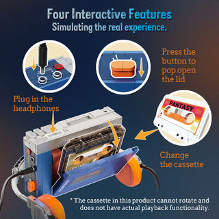 Cassette Player, 85039 Building Kit Pantasy®