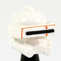 White Macrobinoculars- CAC Custom Headgear Accessory Clone Army Customs Orange  