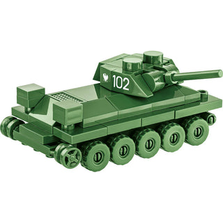 T-34/76 Tank 1:72 Scale, WWII: COBI Set #3088 Building Kit Cobi Toys