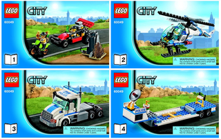 60049-Helicopter Transporter - INSTRUCTIONS ONLY Instructions LEGO®