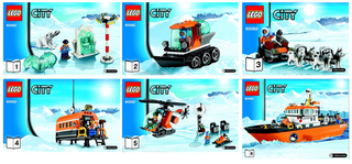 60062-Arctic Icebreaker - INSTRUCTIONS ONLY Instructions LEGO®