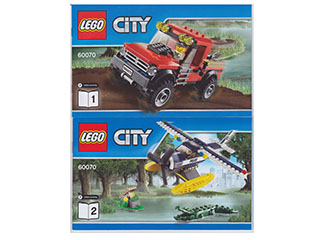 60070-Water Plane Chase - INSTRUCTIONS ONLY Instructions LEGO®