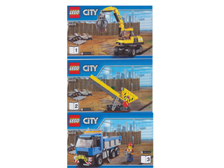 60075-Excavator and Truck - INSTRUCTIONS ONLY Instructions LEGO®