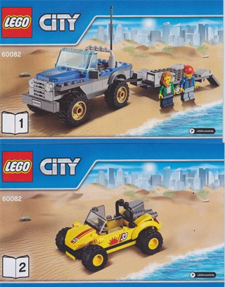 60082-Dune Buggy Trailer - INSTRUCTIONS ONLY Instructions LEGO®