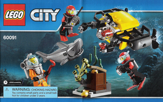 60091-Deep Sea Starter Set - INSTRUCTIONS ONLY Instructions LEGO®