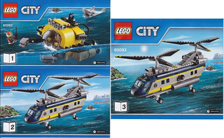 60093-Deep Sea Helicopter - INSTRUCTIONS ONLY Instructions LEGO®
