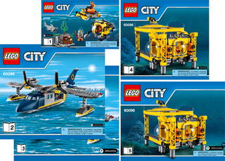 60096-Deep Sea Operation Base - INSTRUCTIONS ONLY Instructions LEGO®