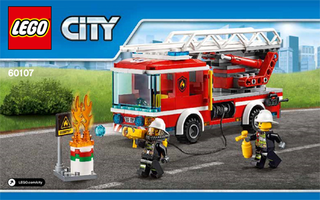 60107-Fire Ladder Truck - INSTRUCTIONS ONLY Instructions LEGO®