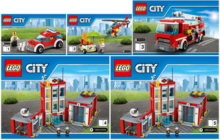 60110-Fire Station - INSTRUCTIONS ONLY Instructions LEGO®