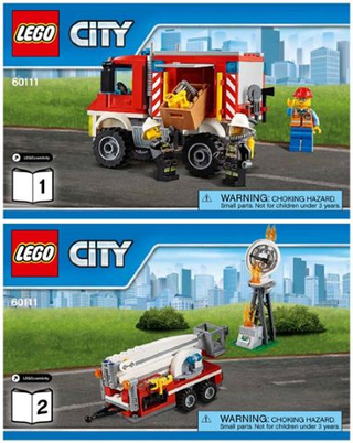 60111-Fire Utility Truck - INSTRUCTIONS ONLY Instructions LEGO®