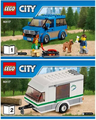 60117-Van & Caravan - INSTRUCTIONS ONLY Instructions LEGO®