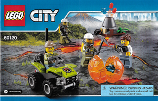 60120-Volcano Starter Set - INSTRUCTIONS ONLY Instructions LEGO®