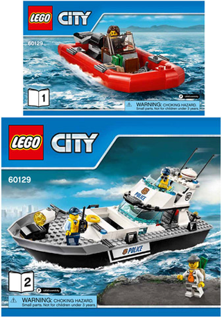 60129-Police Patrol Boat - INSTRUCTIONS ONLY Instructions LEGO®