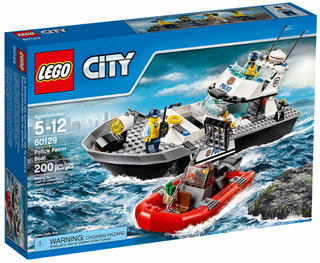 Police Patrol Boat, 60129 - LEGO® City Set Building Kit LEGO®