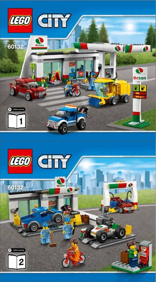 60132-Service Station - INSTRUCTIONS ONLY Instructions LEGO®