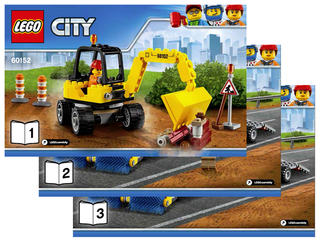 60152-Sweeper & Excavator - INSTRUCTIONS ONLY Instructions LEGO®