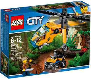 Jungle Cargo Helicopter, 60158 - LEGO® City Set Building Kit LEGO®