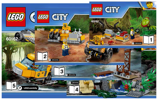 60162-Jungle Air Drop Helicopter - INSTRUCTIONS ONLY Instructions LEGO®