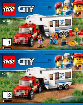 60182-Pickup & Caravan - INSTRUCTIONS ONLY Instructions LEGO®