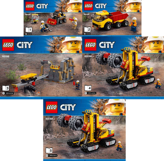 60188-Mining Experts Site - INSTRUCTIONS ONLY Instructions LEGO®