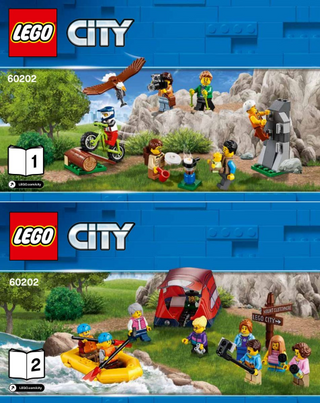 60202-People Pack - Outdoor Adventures - INSTRUCTIONS ONLY Instructions LEGO®