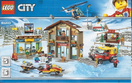 60203-Ski Resort - INSTRUCTIONS ONLY Instructions LEGO® Slightly Used Book 5