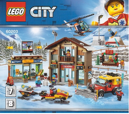 60203-Ski Resort - INSTRUCTIONS ONLY Instructions LEGO® Slightly Used Book 6