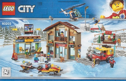 60203-Ski Resort - INSTRUCTIONS ONLY Instructions LEGO® Slightly Used Book 4