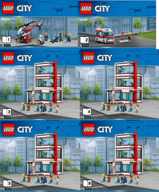 60204-City Hospital - INSTRUCTIONS ONLY Instructions LEGO®