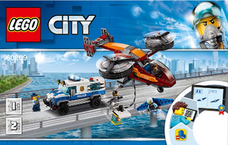 60209-Sky Police Diamond Heist - INSTRUCTIONS ONLY Instructions LEGO® Slightly Used Book 1