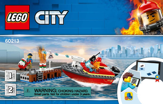 60213-Dock Side Fire - INSTRUCTIONS ONLY Instructions LEGO®