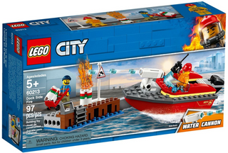 60213 - Dock Side Fire - EMPTY BOX ONLY Empty Box LEGO®