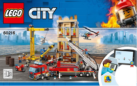 60216-Downtown Fire Brigade - INSTRUCTIONS ONLY Instructions LEGO® Slightly Used Book 1