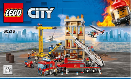 60216-Downtown Fire Brigade - INSTRUCTIONS ONLY Instructions LEGO® Slightly Used Book 4