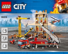 60216-Downtown Fire Brigade - INSTRUCTIONS ONLY Instructions LEGO® Slightly Used Book 6
