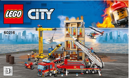 60216-Downtown Fire Brigade - INSTRUCTIONS ONLY Instructions LEGO® Slightly Used Book 3