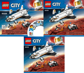 60226-Mars Research Shuttle - INSTRUCTIONS ONLY Instructions LEGO®