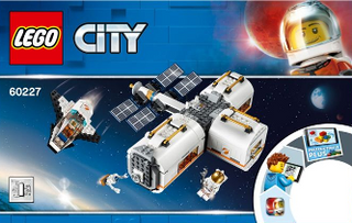 60227-Lunar Space Station - INSTRUCTIONS ONLY Instructions LEGO® Slightly Used Book 1
