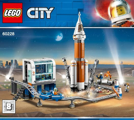60228-Deep Space Rocket and Launch Control - INSTRUCTIONS ONLY Instructions LEGO® Slightly Used Book 7