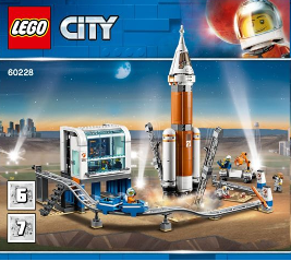 60228-Deep Space Rocket and Launch Control - INSTRUCTIONS ONLY Instructions LEGO® Slightly Used Book 6