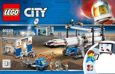60229-Rocket Assembly & Transport - INSTRUCTIONS ONLY Instructions LEGO® Slightly Used Book 1