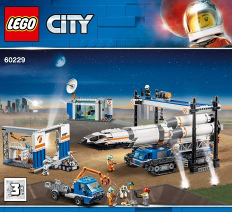 60229-Rocket Assembly & Transport - INSTRUCTIONS ONLY Instructions LEGO® Slightly Used Book 3