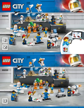60230-People Pack - Space Research and Development - INSTRUCTIONS ONLY Instructions LEGO®