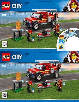 60231-Fire Chief Response Truck - INSTRUCTIONS ONLY Instructions LEGO®