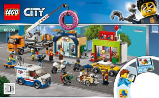 60233-Donut shop opening - INSTRUCTIONS ONLY Instructions LEGO® Slightly Used Book 1