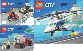 60243-Police Helicopter Chase - INSTRUCTIONS ONLY Instructions LEGO®