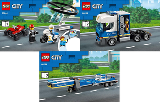 60244-Police Helicopter Transport - INSTRUCTIONS ONLY Instructions LEGO®